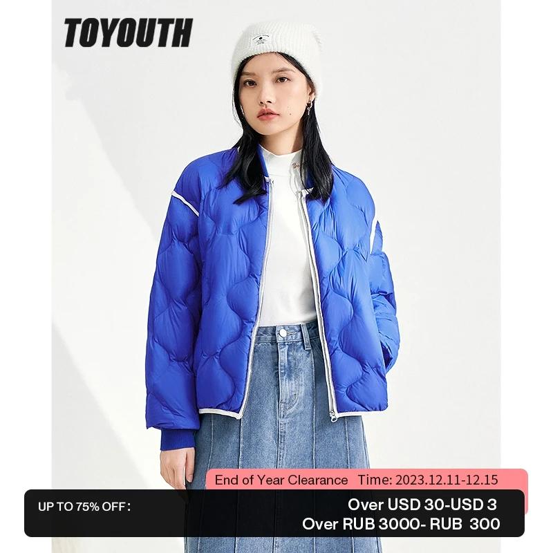Toyouth   2022 ܿ ߱ Į 90% ȭƮ   Windproof Ʈ ٻ ĳ־ õ Outwear